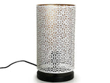 Moroccan Shimmer Hand Etched Iron Table Lamp