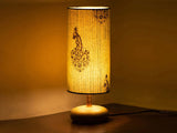Peacock in the Woods Table Lamp