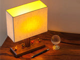 Parrot Table Lamp in Sheesham Wood