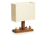 Parrot Table Lamp in Sheesham Wood