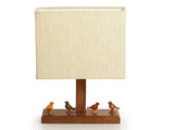 Parrot Table Lamp in Sheesham Wood