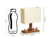 Parrot Table Lamp in Sheesham Wood