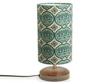 Paisley Carved Table Lamp