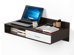 Reynold Engineered Wood Wall Mount Study Cum Laptop Table with Drawer (Wenge)