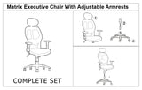 Matrix Executive Chair with Adjustable Armrests