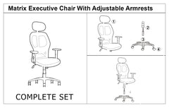 Matrix Executive Chair with Adjustable Armrests