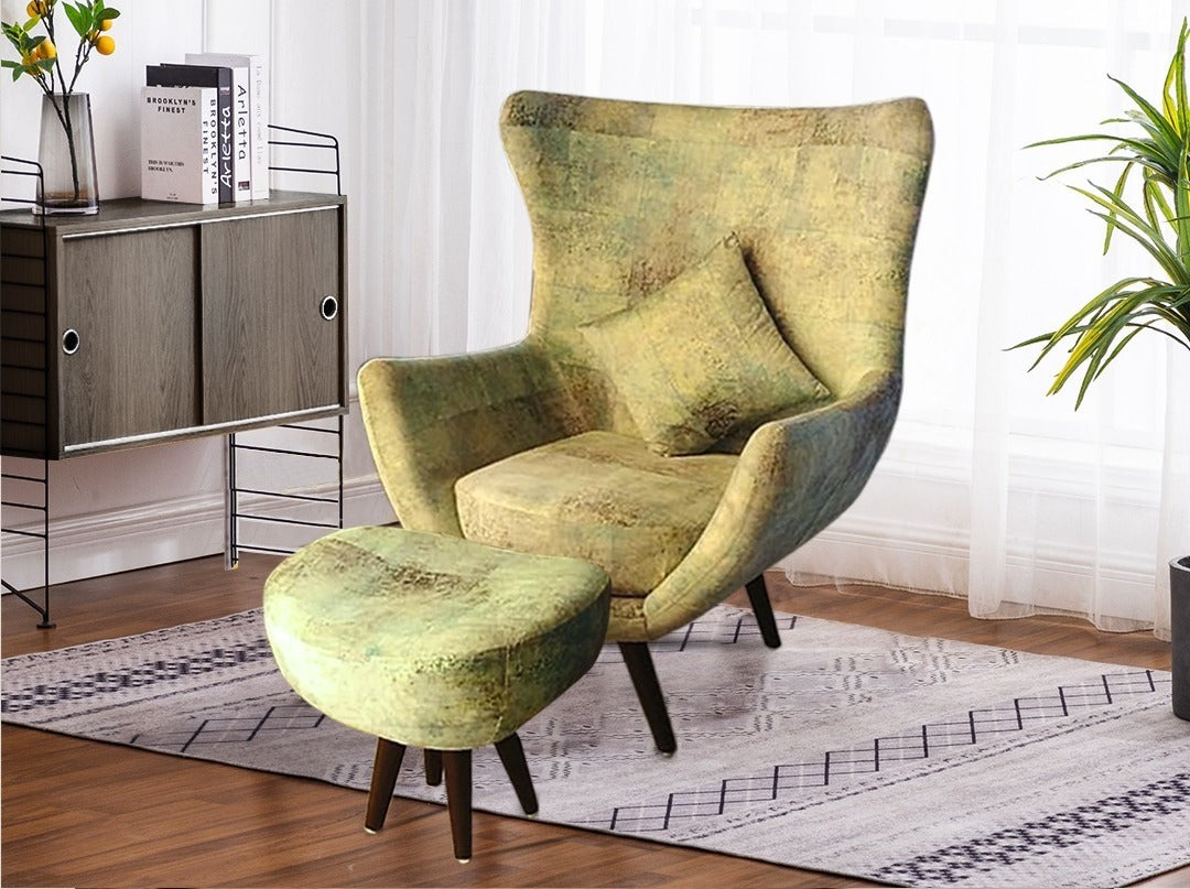 Suede lounge chair clearance