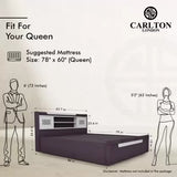 Viola Engineered Wood Queen Hydraulic Bed