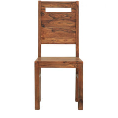 Anderson High Back Dining Chairs In Honey Finish