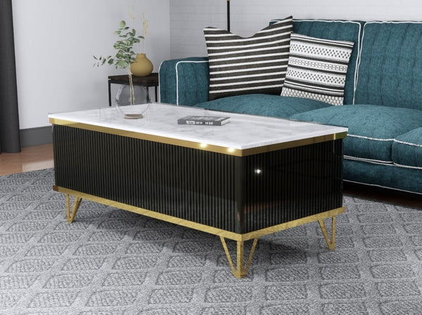 Eve Coffee Table in Marble Top