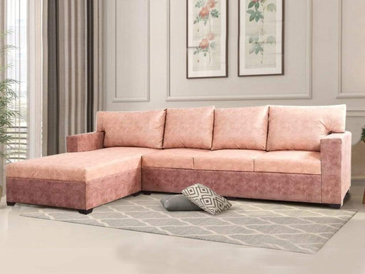 Akira Sectional Sofa With RHS Lounger Sofa In Premium Fabric GMC Standard Sofa FN-GMC-005917