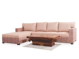Akira Sectional Sofa With RHS Lounger Sofa In Premium Fabric GMC Standard Sofa FN-GMC-005917