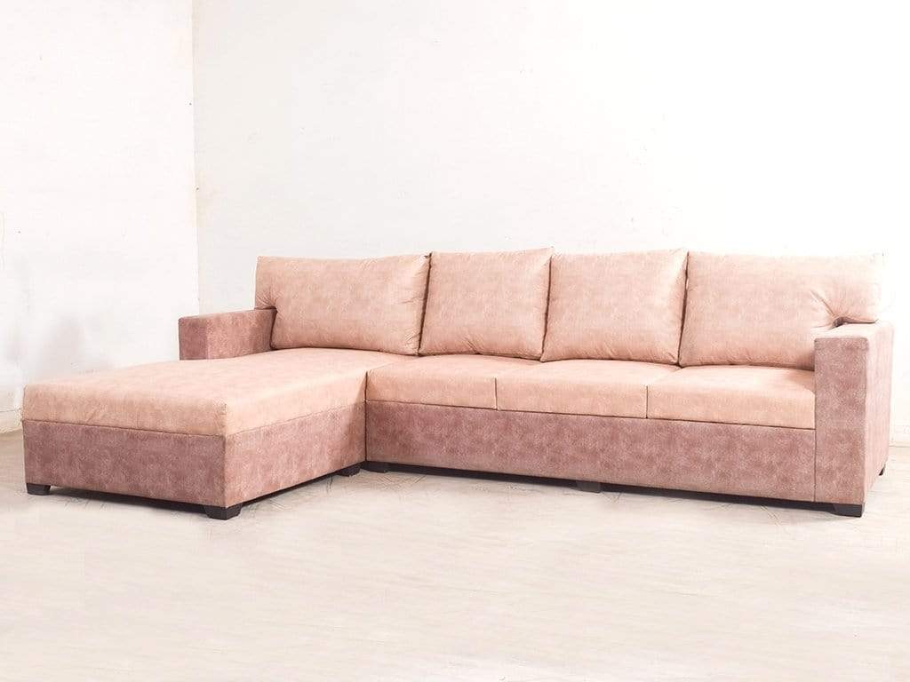Akira Sectional Sofa With RHS Lounger Sofa In Premium Fabric GMC Standard Sofa FN-GMC-005917