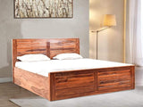 Arena King Size Bed In Teak Finish By WoodsWorth GMC Standard Beds FN-GMC-003436