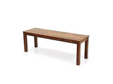 Capra Bench In Sheesham Wood with Teak Finish