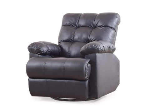 Chandler Rocker Recliner In Leatherette Upholstery GMC Standard Sofa FN-GMC-003575