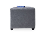 Conan Two Seater Sofa In Premium Blue Fabric GMC Express Sofa FN-GMC-008838