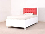 Dakota Mini Queen Bed With Storage In White GMC Standard Beds FN-GMC-004298
