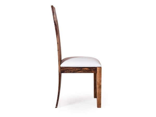 Demonte High Back Chairs In Teak Finish Chair