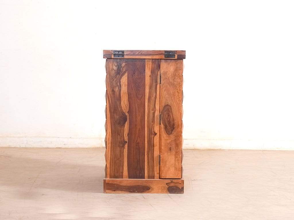 Diamond Bar Cabinet In Sheesham Wood By Woodsworth GMC Standard Storage FN-GMC-006292