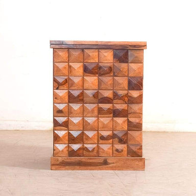 Diamond Bar Cabinet In Sheesham Wood By Woodsworth GMC Standard Storage FN-GMC-006292
