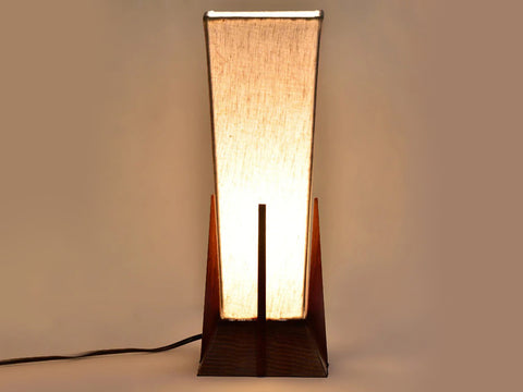Arc Lamp In Sheesham Wood
