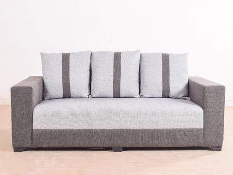 Galaxy Five Seater Sofa (3+1+1) In Jute Fabric