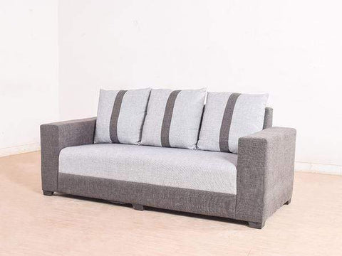 Galaxy Five Seater Sofa (3+1+1) In Jute Fabric