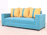 Galaxy Five Seater Sofa (3+1+1) in Jute Fabric
