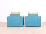Galaxy Five Seater Sofa (3+1+1) in Jute Fabric