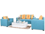 Galaxy Five Seater Sofa (3+1+1) in Jute Fabric