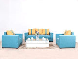 Galaxy Five Seater Sofa (3+1+1) in Jute Fabric