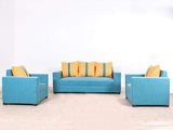 Galaxy Five Seater Sofa (3+1+1) in Jute Fabric
