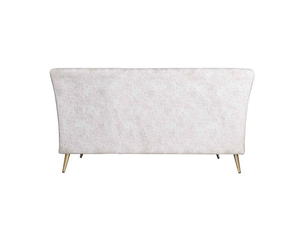 Watson 2 Seater Sofa In Beige Premium Velvet Fabric