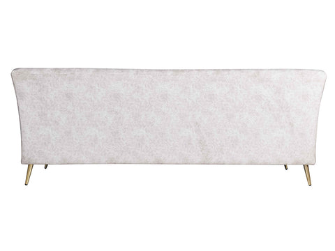 Watson 3 Seater Sofa In Beige Premium Velvet Fabric
