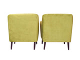 Lucas 2+1+1 Sofa Set In Green Velvet Fabric