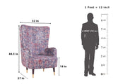 Delta Beauty High Back Wing Chair