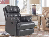 Adana Recliner 360° revolving In Leatherette Upholstery