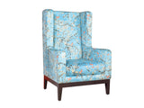 Ursula Lounge Chair in Floral Fabric
