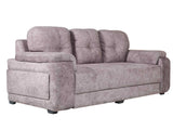 Marina 3 Seater In Brown Premium Suede Fabric