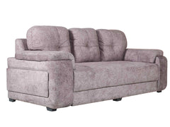 Marina 3 Seater In Brown Premium Suede Fabric