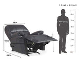 Molly Manual Recliner in Leatherette