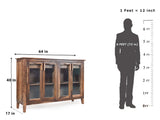 Akira Large Sideboard Cum Crockery Unit With Glass Door