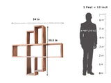 Hamlet Wall Shelf In Teak Finish