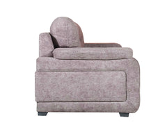 Marina 3 Seater In Brown Premium Suede Fabric