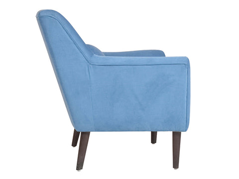 Hagen Lounge Chair in Premium Velvet Fabric