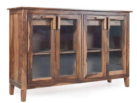 Akira Large Sideboard Cum Crockery Unit With Glass Door