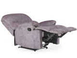Ronstar One Seater Recliner In Premium Suede Fabric
