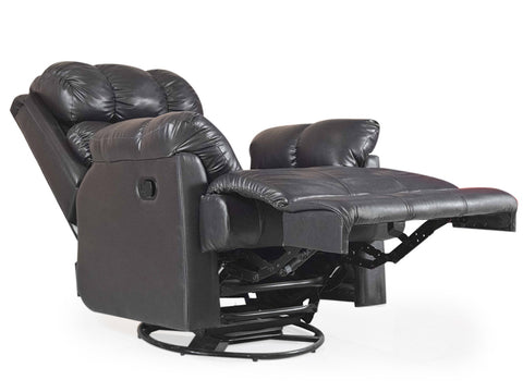 Adana Recliner 360° revolving In Leatherette Upholstery