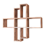 Hamlet Wall Shelf In Teak Finish